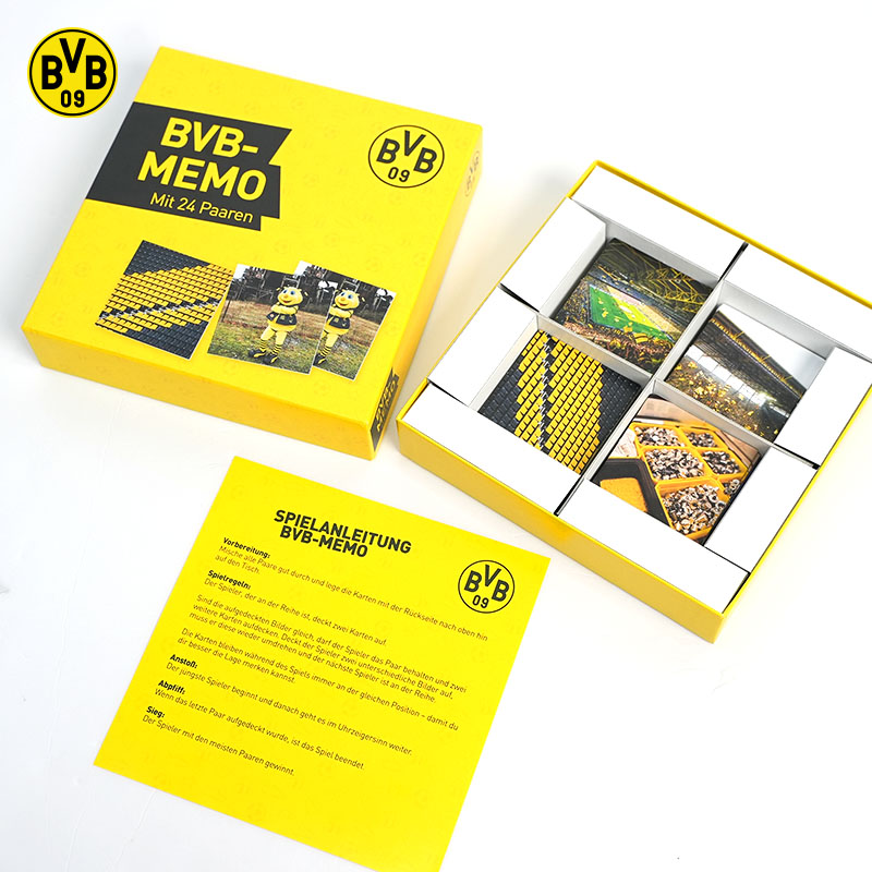 German official website imported BVB Prussia Dortmund board game memory card game casual pattern memo