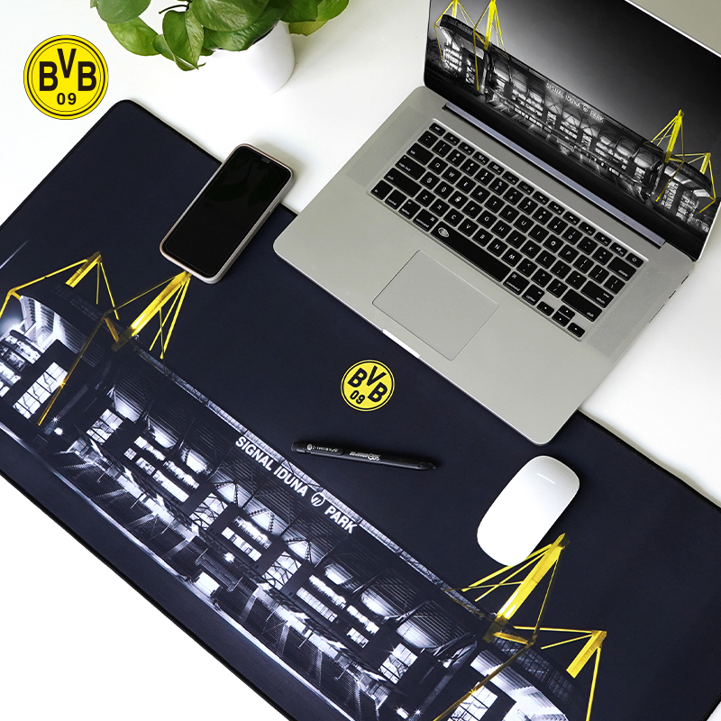 BVB Dortmund Bumblebee football fan peripheral gift large desktop notebook keyboard mouse pad for men and women