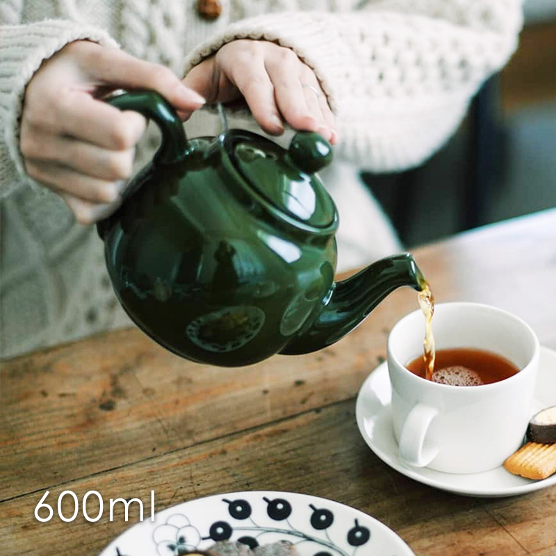 London Pottery ceramic teapot afternoon tea simple small teapot with strainer English teapot 600ml