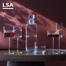 LSA纯手工玻璃杯红葡萄酒杯家用套装创意威士忌杯香槟杯可送礼