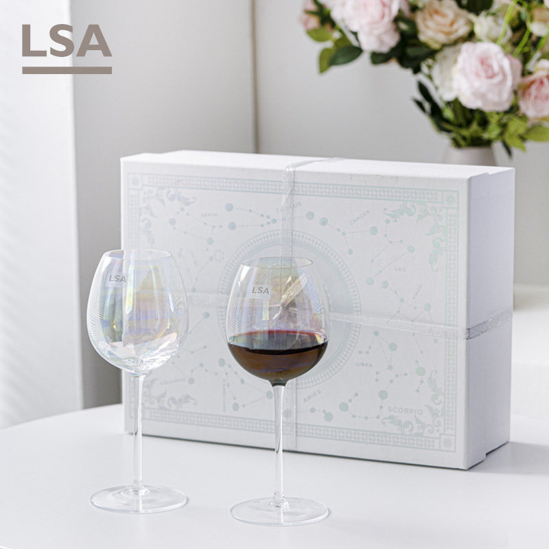 lsa Golden glass red glass fantastic glass glass home with high sense 2 gift box wine glass