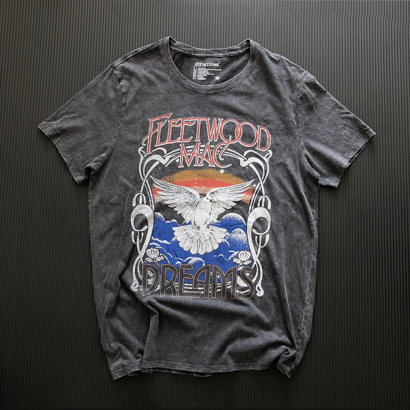 Foreign Trade Men's and Women's Short-Sleeved T-Shirts Fleetwood Mac Fleetwood Mac British Jazz Ac/Dc