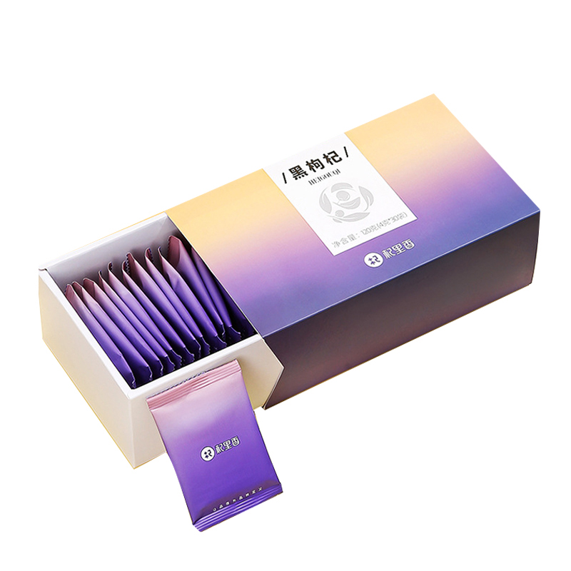 Qi Rifragrant Qinghai Wild Black Medlar 120g Zhengzong authentic black fruit structure Gou 30 independent small packaging