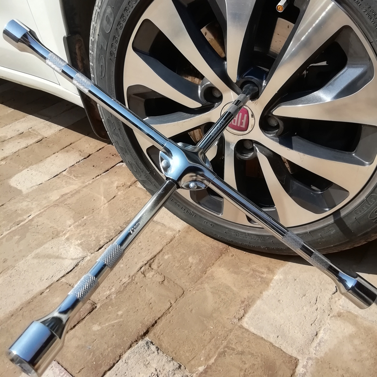 Car Tire Crucifix Sleeve Wrench Labor-saving Replacement Tire Quick Change Tire Tool Thickening Screw Big Moving Glove 