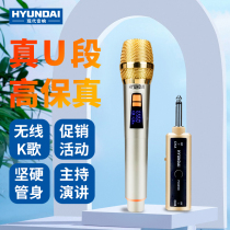 Modern H20 Professional Microphone Home K Cabaret Ktv Conference Outdoor Acoustics U Segment FM Universal Receiver