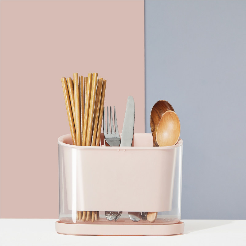 Chopsticks CartridgeHandle Plastic Chopsticks Cage Multifunctional Plastic Chopstick Cage Pitch Kitchen Chopsticks Collection Box