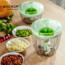 Manual drawstring garlic press household kitchen garlic cutting machine mini garlic mud artifact garlic mincer mixer