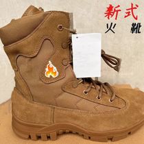新式棕色箭火作战训靴战术靴子男透气侧拉链训练靴防水防穿刺沙漠
