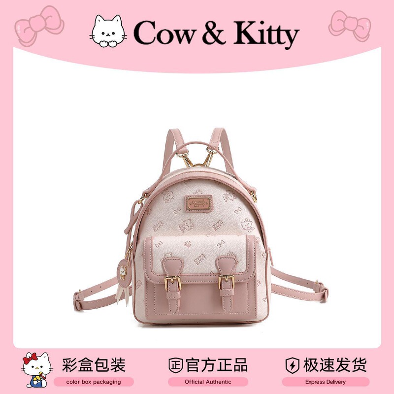 Official Website Cow&Kitty Backpack 2026 New Style Girly Style College Student Commuter Backpack Large Capacity School Bag Official Website Cow&Kitty Backpack 2026 New Style Girly Style College Student Commuter Backpack Large Capacity School Bag
