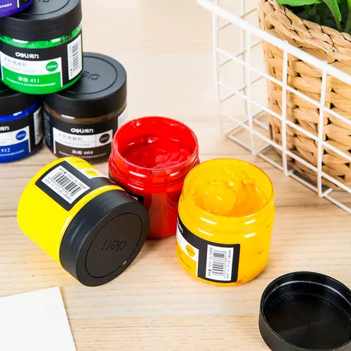 Канцтовары, пигментированная художественная гуашь для начинающих для школьников для рисования, 100 мл