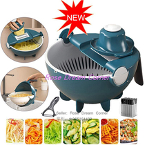 11 in 1Vegetable Cutter Drain Basket Chopper Slicer Kitchen