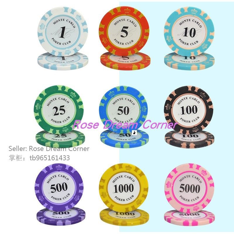 Texas Holdem Chip Poker Game Set Chess Mahjong Children