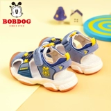 Детские туфли, летняя нескользящая дышащая обувь для раннего возраста, сандалии, мягкая подошва