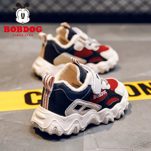 Детские демисезонные флисовые зимние туфли для мальчиков для девочек