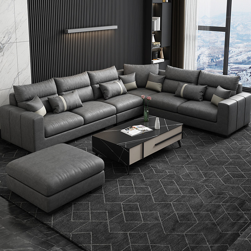 Nordic Tech Cloth Sofa Large Small Family Type Brief Nano Tech Cloth Sofa Living Room Modern Furniture Combination Suit