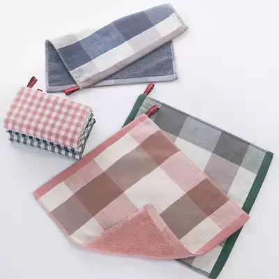 35X35cm cotton gauze with lanyard small kindergarten square towel Baby wipe saliva small handkerchief Wash small towel