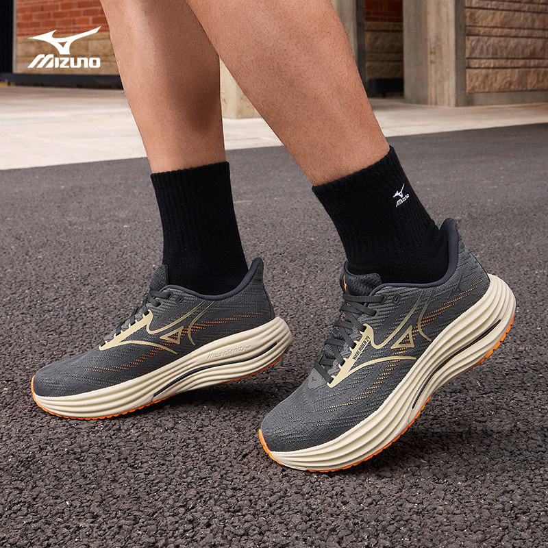 Mizuno Running Shoes Men's Shoes 2025 Autum New Wave Rider 29 Training Sports Shoes Classy Running Shoes
