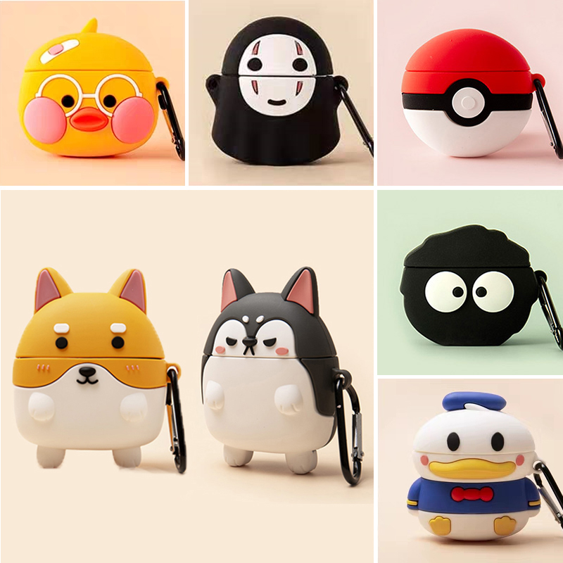 Oppo Enco Free True Wireless Bluetooth Headset Protection Set Oppo encofree Bluetooth Headset Silicone Soft Shell 0 EncoFree Cartoon Cutting Tide