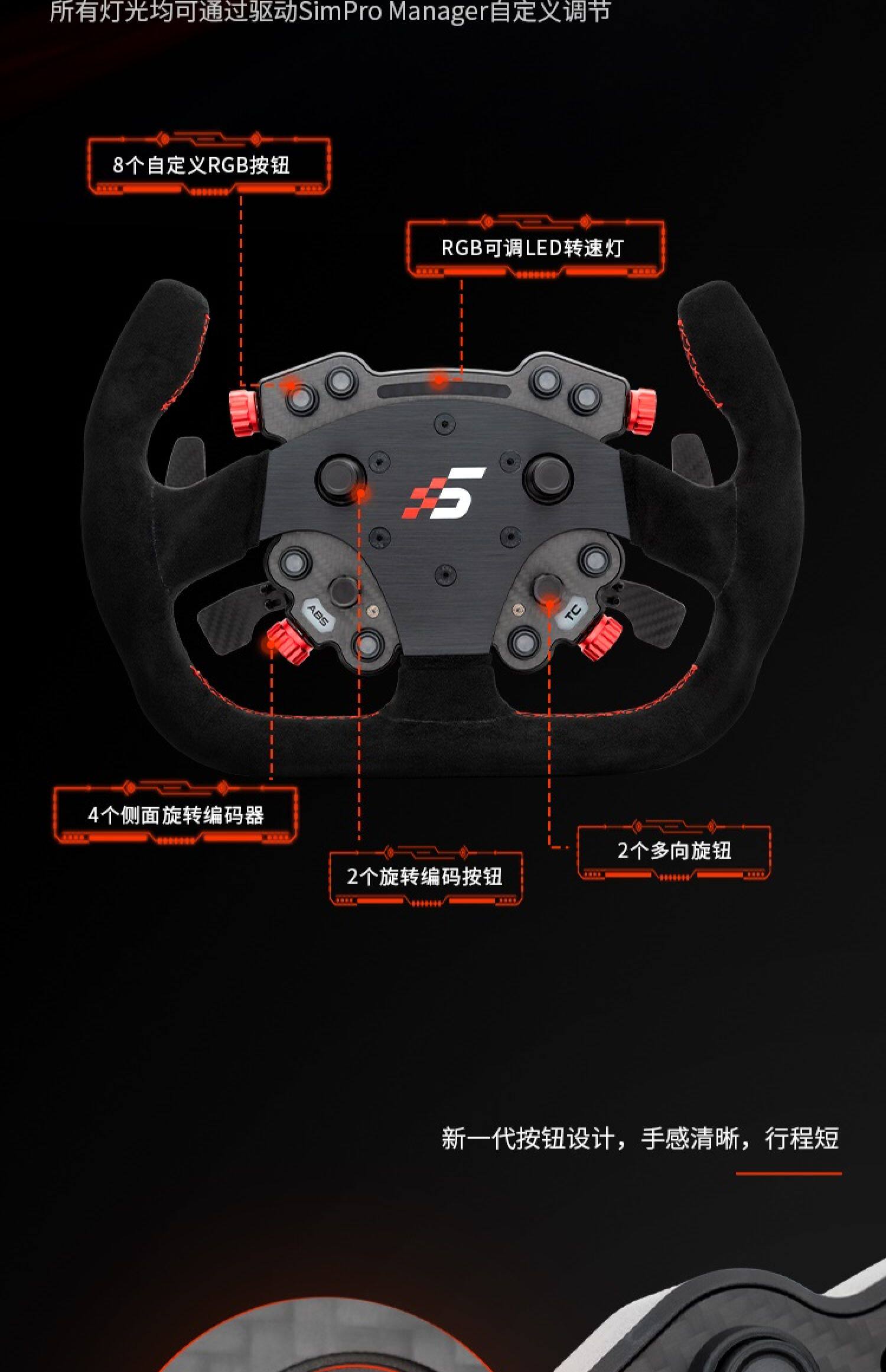Руль 高翔gaox simagic速魔直驱方向盘赛车模拟器方向盘gtc fx方程式