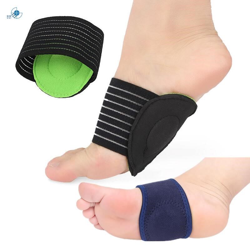 Foot Arch Cushion Slim Leg Guard Footbed Bandage Foot Hearts Trackpad Flat Foot Arch Support Corrective Insole Male and female