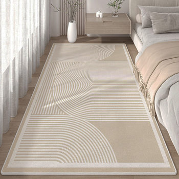 Bedroom bedside carpet, living room home cream style coffee table blanket, room wash-free sofa floor mat, easy care