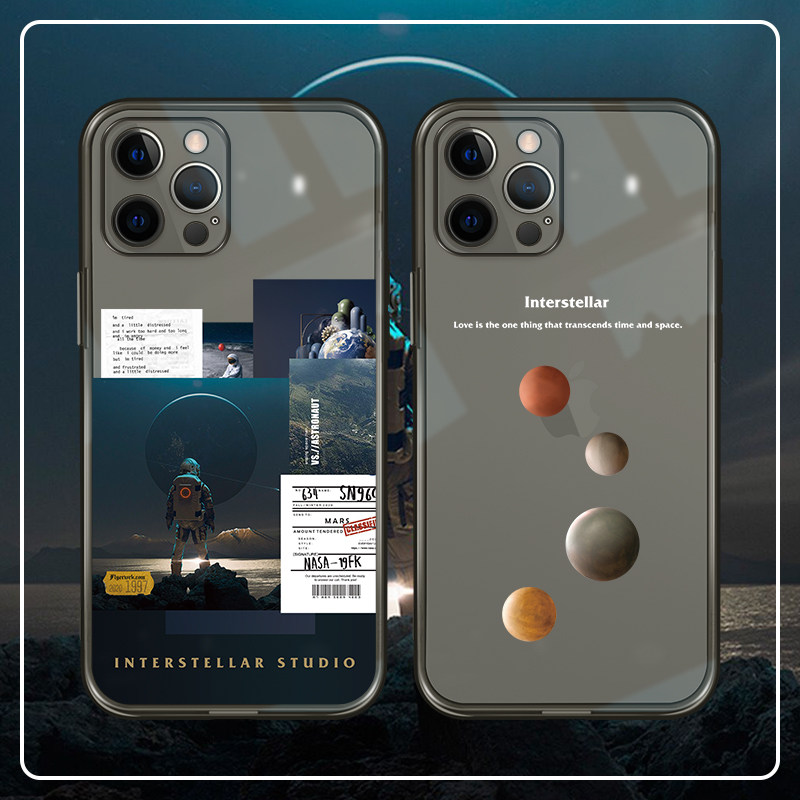 Suitable for Apple 13 mobile phone protective case original iPhone12 transparent Apple11 black Pro silicone max anti-drop x personality xr all-inclusive 7 creative 8 tide plus new m