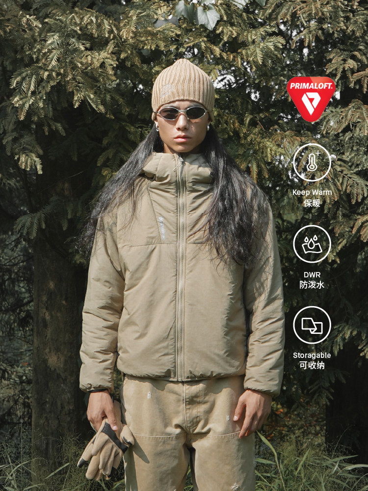 Snowline snow line Primaloft cotton clothing outdoor easy to contain double sided can wear anti-splash water jacket male and female section-Taobao
