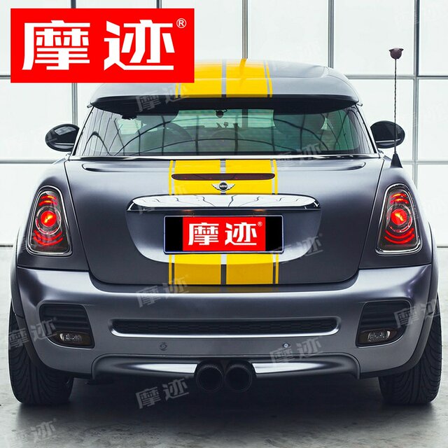Suitable for BMW mini cooper F55R56 car sticker pull-up sticker engine hood pull strip sticker