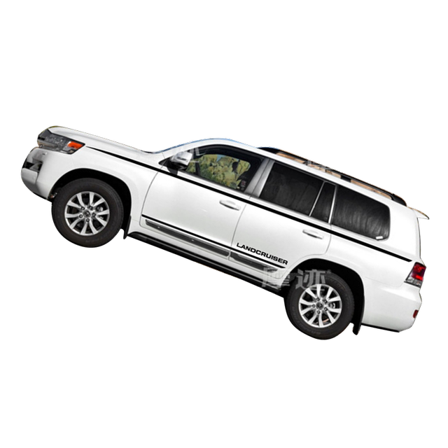 Suitable for 08-20 Toyota Land Cruiser float car stickers Land Cruiser modified stickers to decorate the body color strips