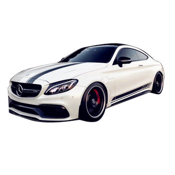 Suitable for Mercedes-Benz New C-Class Modified C63 Decals, C260L C200 C43 Decorative Hood and Side Skirt Stickers