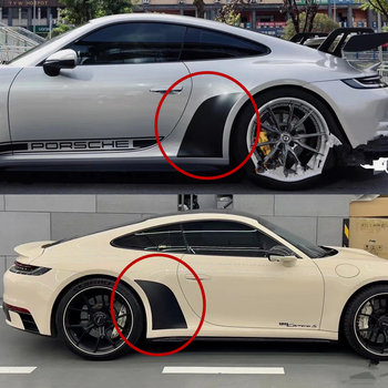 Suitable for Porsche 911 Rear Fender Sticker Body Protection Film 992 991 Rear Wing Film Decal