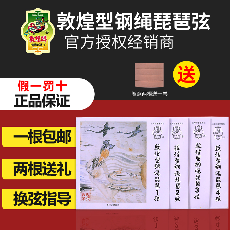 Dunhuang Type Steel Rope Pipa Strings 1 2 3 4 Strings Professional Pipa Cong String Dunhuang Pipa Strings