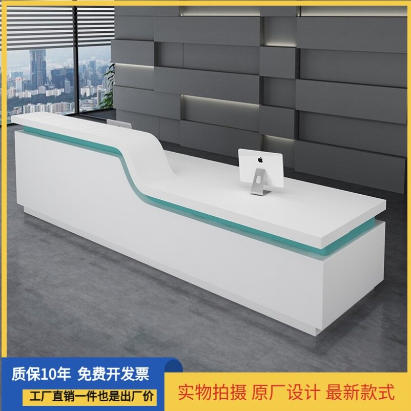 Custom ophthalmology dental hospital nurse station workbench hall reception desk paint pre-check triage table front desk oral