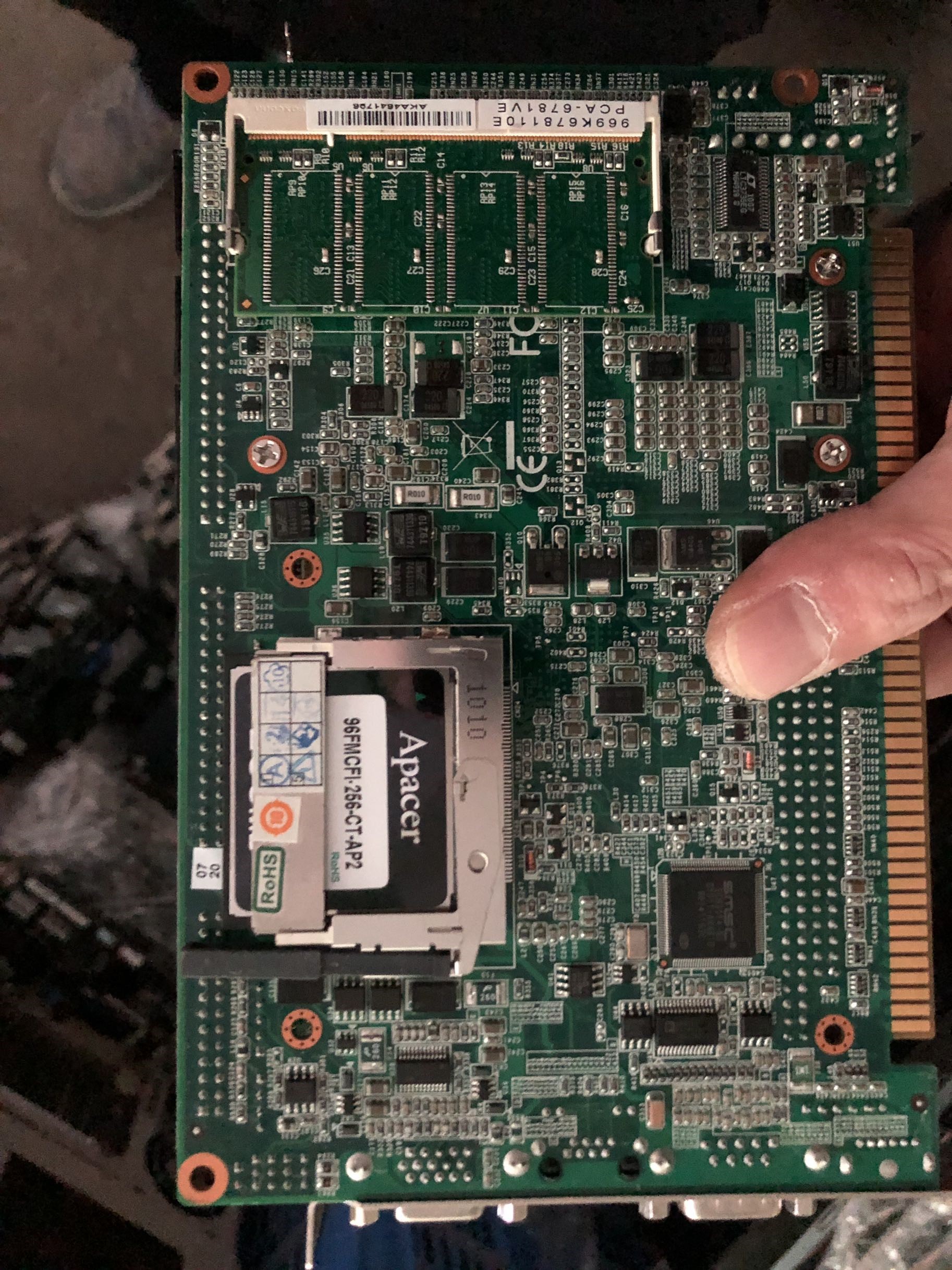 Research and development CPU half-length card PCA-6781VE Main board 6781 research and development CPU card driller computer motherboard