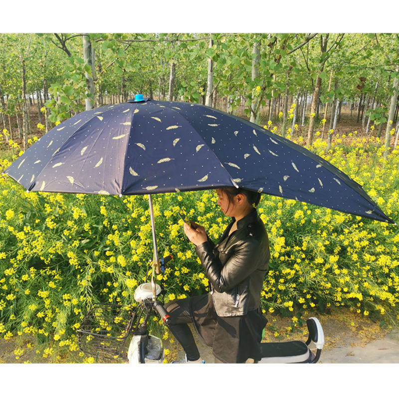 Electric car Rain shed Canopy New Folds and detachable shading umbrella Morung bike tricycle sunscreen for sun protection