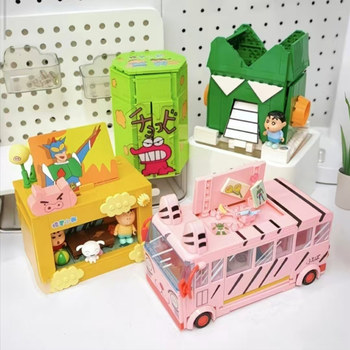 Areax Brick Zone Building Blocks Crayon Shin-Chan Game Set Assembly Fun High-Quality Toy Decoration Birthday Gift for Men and Women