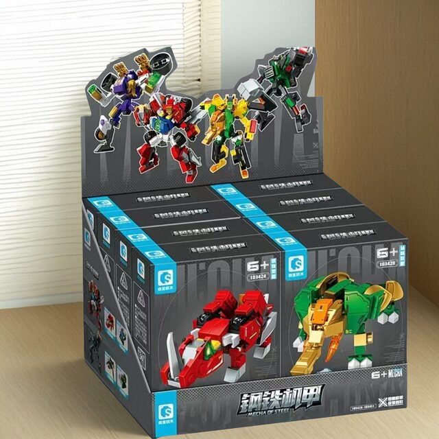 Dawn Pioneer dual-camera steel robot fun master model boy assembled building block toys