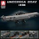 Leyi 66078 German World War II reconnaissance U-boat assembly fun high building blocks boys educational toy gift