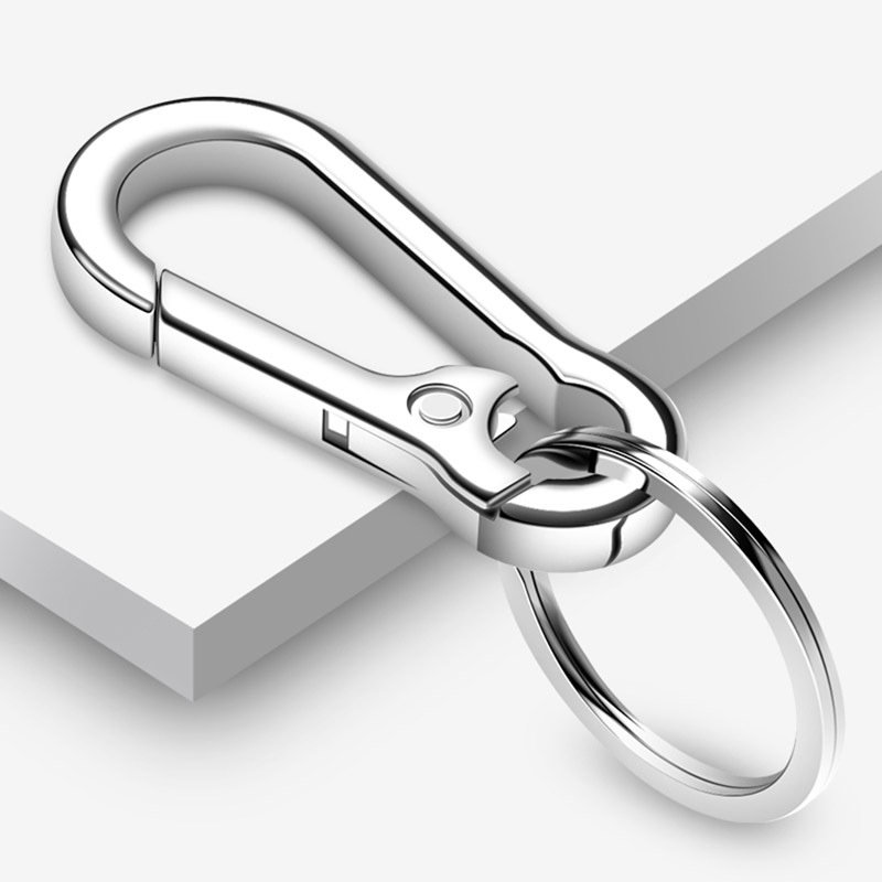 304 Stainless Steel Keychain Car Key Ring Pendant Thickened Key Holder Men's Pendant Ring High-End Quick-Release Ring 304 Stainless Steel Keychain Car Key Ring Pendant Thickened Key Holder Men's Pendant Ring High-End Quick-Release Ring