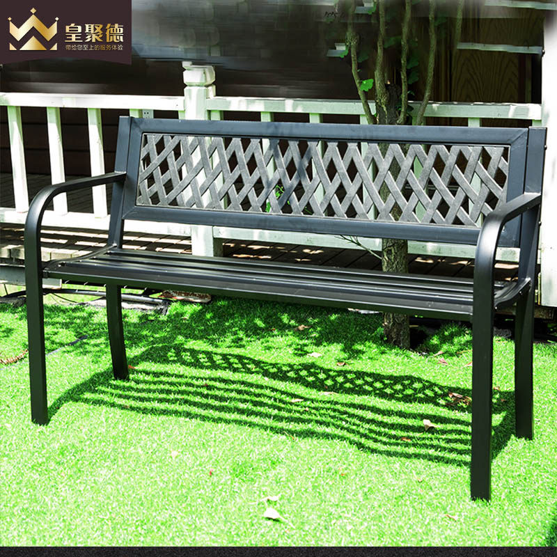 Park chair family Foreign Minister Chair Bench Patio Courtyard Iron Art Garden Chair Benches Backrest Strips of benches Embalming Eurostyle Squares