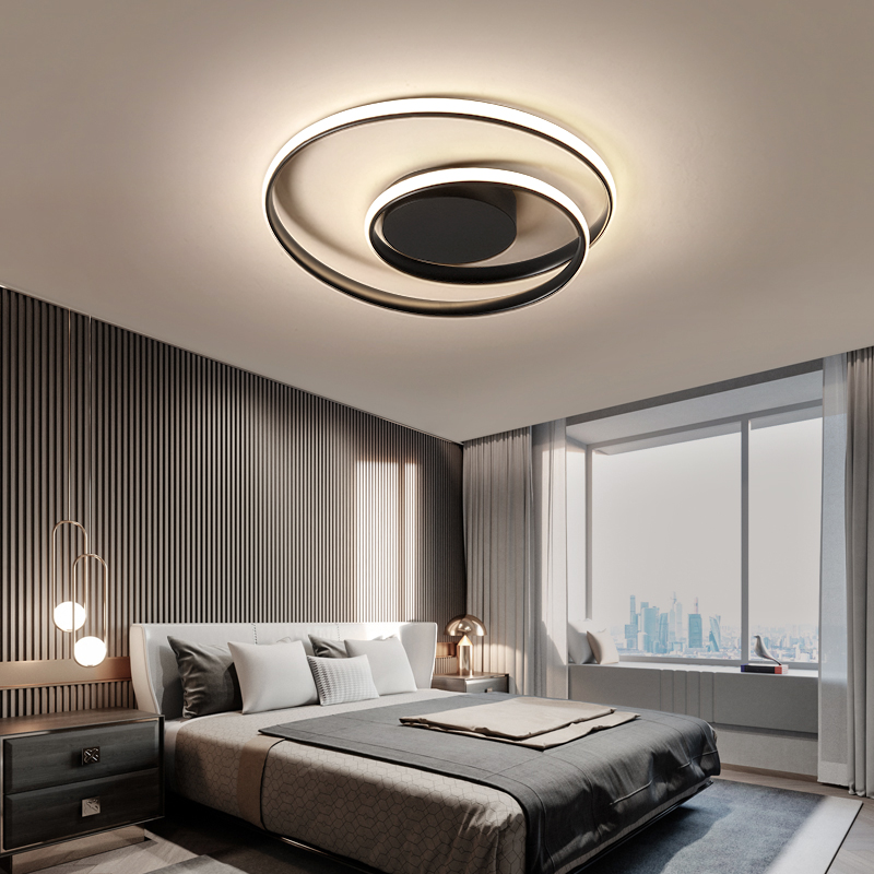 Bedroom Light Room Lamp Nordic Style Line Light Circle Light minimalist bedroom Bedroom Light Balcony Light balcony Lamp suction dome lamp