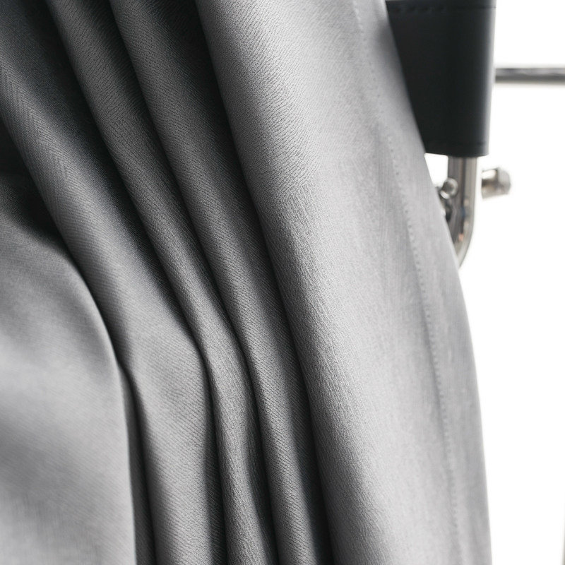 Nordic Light Lavish Curtains Minimalist Modern Shading Bedroom Living Room Upscale 2022 New Grey Jacquard Custom