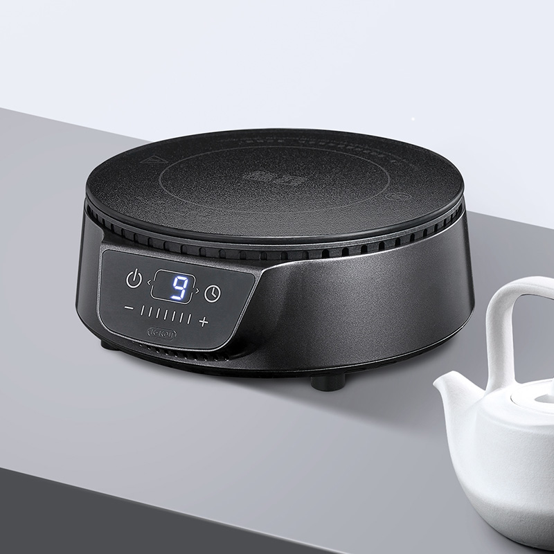 Jigu tea set simple modern small black crystal furnace tea furnace household electric furnace iron pot glass teapot pottery pot universal