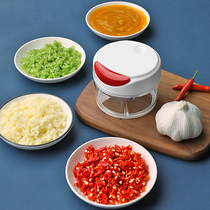 Garlic artifact Pounding garlic device Mini household minced garlic crusher Shredder Garlic cutter Pour garlic pull garlic artifact