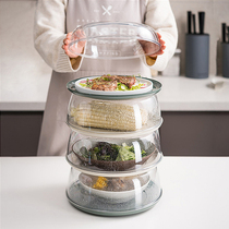 Multi-layer insulation artifact food cover Food mat Household storage dustproof anti-skewer can be superimposed on the food cover fresh cover