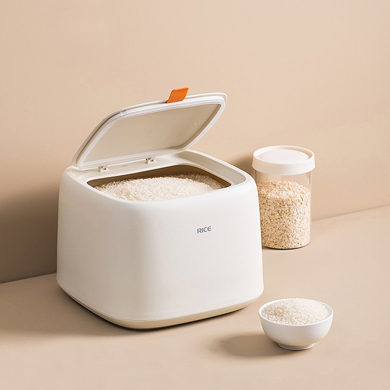 Behoe Seal Barrel Fit Rice Barrel Home Rice Box Storage Rice Box Anti-Bug Moisture Seal 20 Catty of Contained Rice