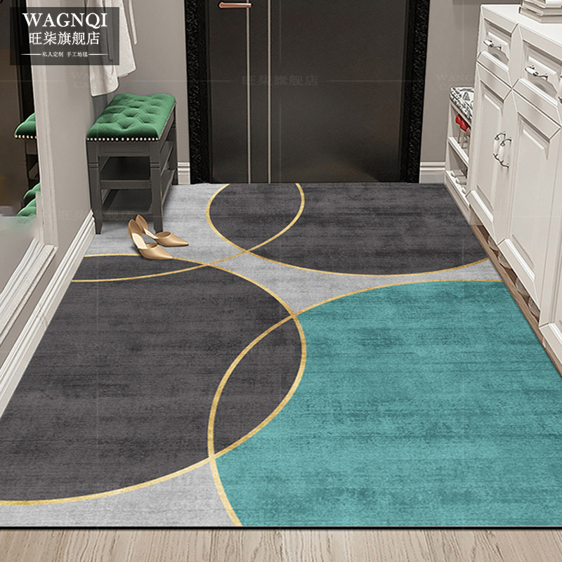 Entry door mats can be cut to step on the foot mats door entrance custom porch carpet living room home indoor mat
