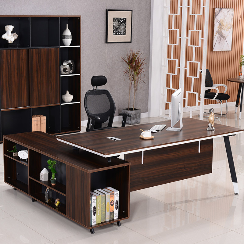 Executive desk board executive desk boss desk manager desk president desk chair bookcase combination simple modern furniture