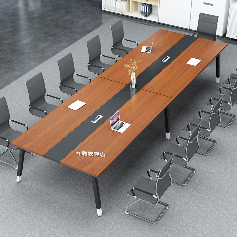 Conference Table Long Table Brief Modern Training Talks Reception Strip Large Table Bench Office Table And Chairs Combination