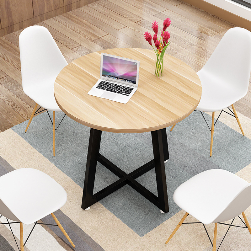 Conference Reception Negotiation Table And Chairs Combo Guests Casual Table Small Round Table Sample House Display Central Office Lounge Terrace